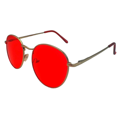 5009| Echo - Classic Round Wire Frame Sunglasses