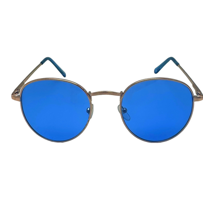 5009| Echo - Classic Round Wire Frame Sunglasses
