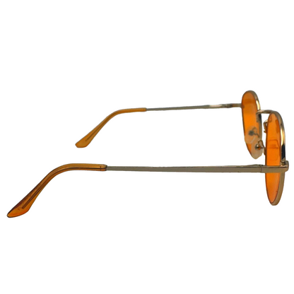 5009| Echo - Classic Round Wire Frame Sunglasses