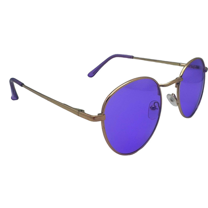 5009| Echo - Classic Round Wire Frame Sunglasses