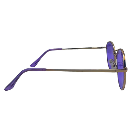 5009| Echo - Classic Round Wire Frame Sunglasses