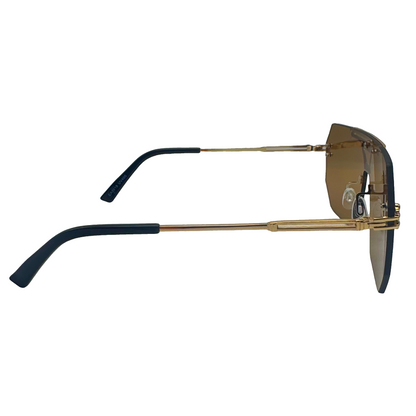 5008 | Skyline - Flat-Top Shield Sunglasses with two tone lenses