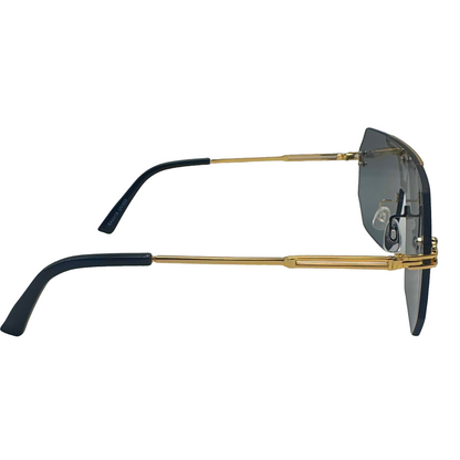 5008 | Skyline - Flat-Top Shield Sunglasses with two tone lenses