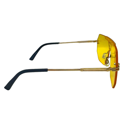 5008 | Skyline - Flat-Top Shield Sunglasses with two tone lenses