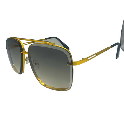 5003 | The Boulevard - Square Aviator Flat-Top Sunglasses