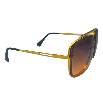 5003 | The Boulevard - Square Aviator Flat-Top Sunglasses