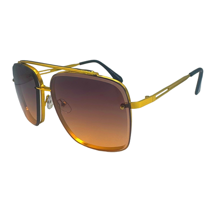 5003 | The Boulevard - Square Aviator Flat-Top Sunglasses