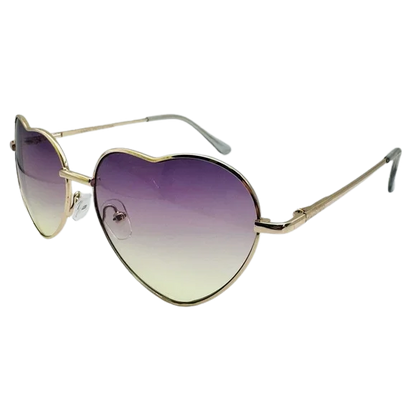 6110 | Two Tone Heart Sunglasses
