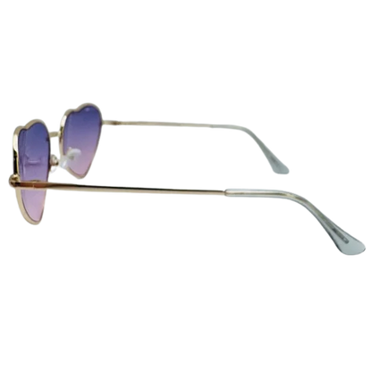 6110 | Two Tone Heart Sunglasses