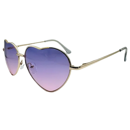 6110 | Two Tone Heart Sunglasses