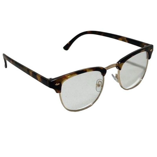 9013 (C) | Clear Lens Browline Glasses - Non Prescription