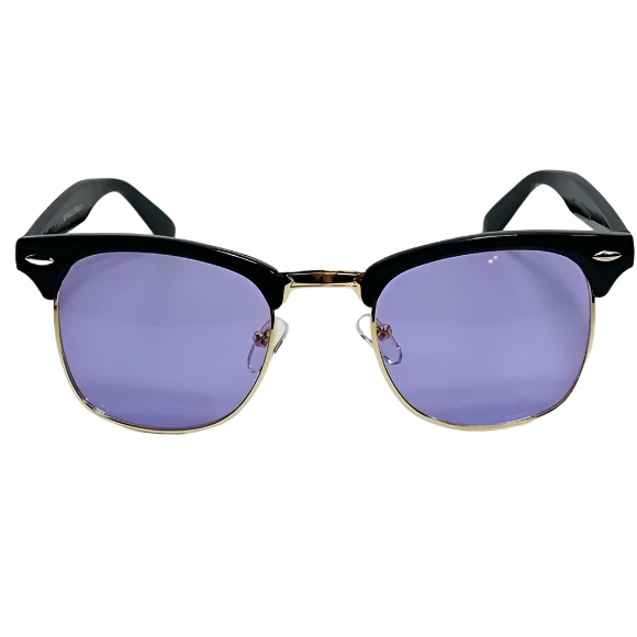 Purple Lens Browline Sunglasses