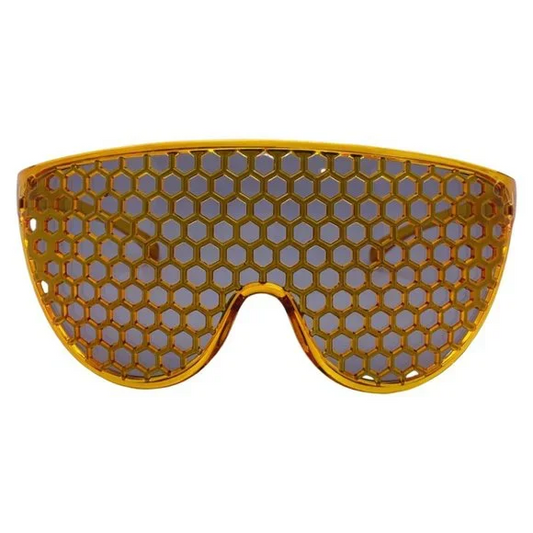 Orange Sport Wrap Shield Sunglasses