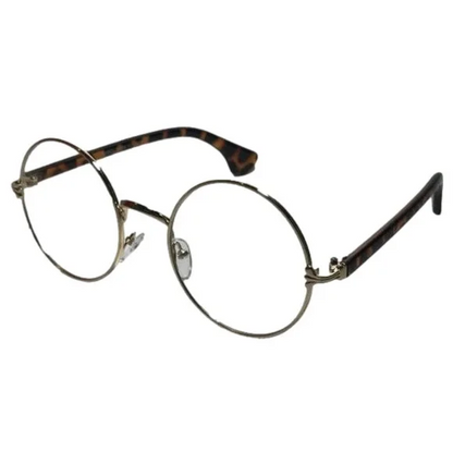 9123 (C) | Round Clear Lens Non-Prescription Glasses
