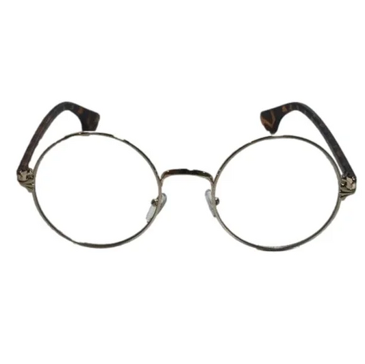 9123 (C) | Round Clear Lens Non-Prescription Glasses