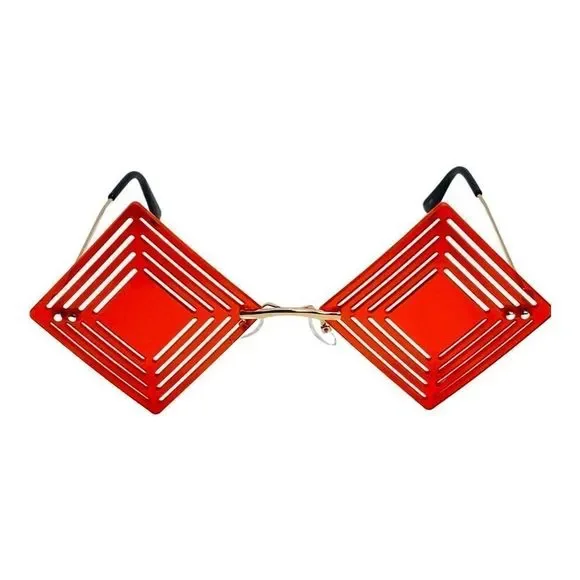 Red Square Novelty Sunglasses