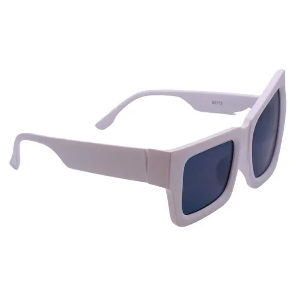 White Novelty Unique Sunglasses