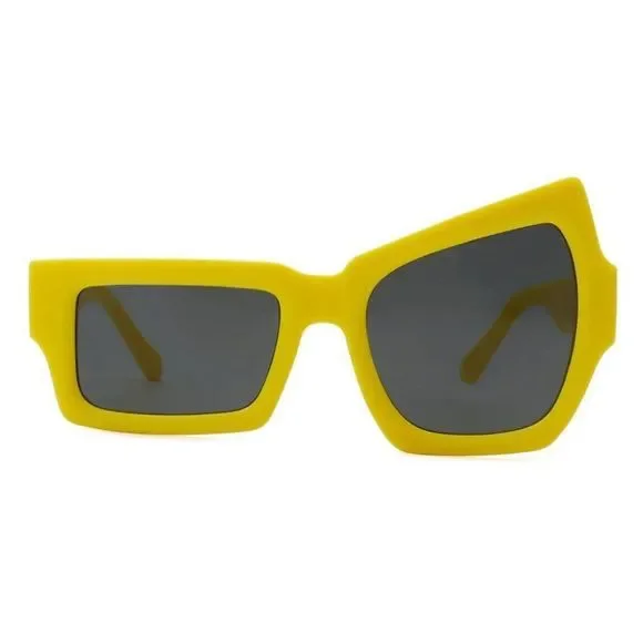 Yellow Novelty Unique Sunglasses