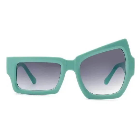Green Novelty Unique Sunglasses