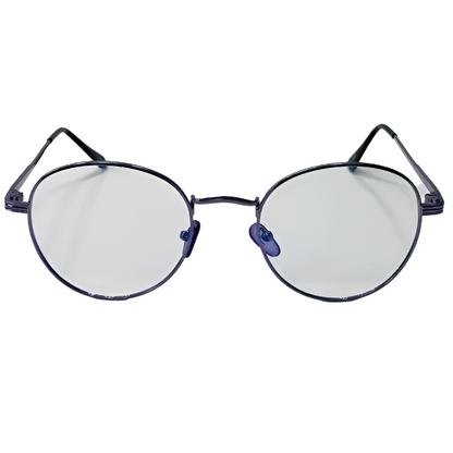 Purple Circle Blue Light Blocking Glasses