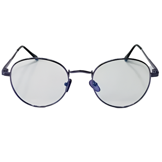 Purple Circle Blue Light Blocking Glasses