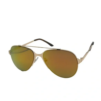 9336 (C) | Mirrored Lens Aviator Sunglasses (CLEARANCE)