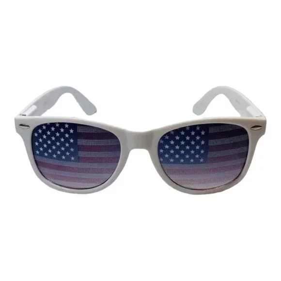 White American Flag Sunglasses