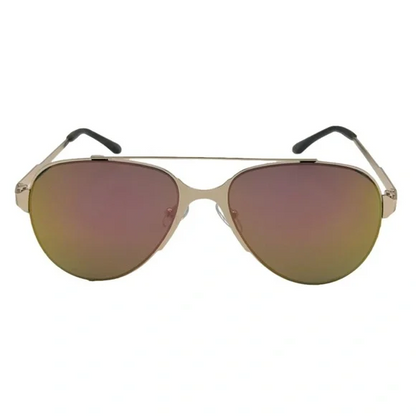 9336 (C) | Mirrored Lens Aviator Sunglasses (CLEARANCE)