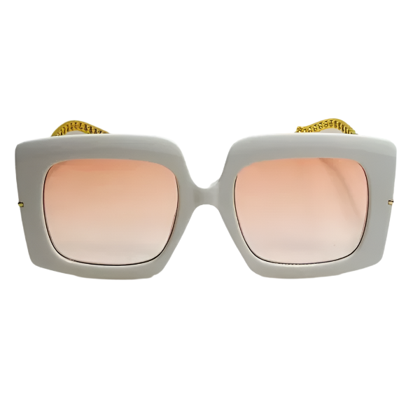 White/Red Large Ladies Sunglasses