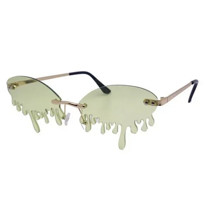 6071 | Drip Rimless Novelty Sunglasses