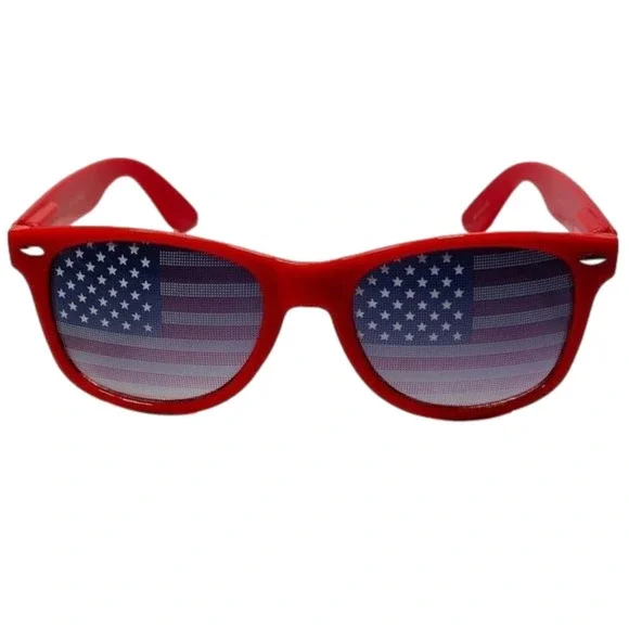 Red American Flag Sunglasses