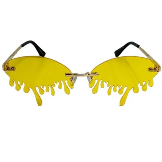 6071 | Drip Rimless Novelty Sunglasses