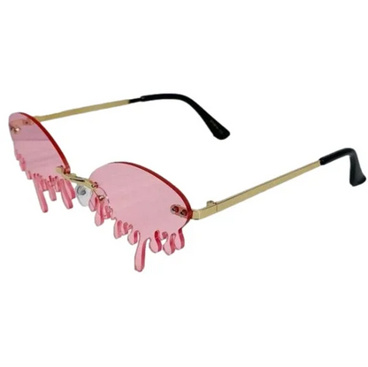 6071 | Drip Rimless Novelty Sunglasses