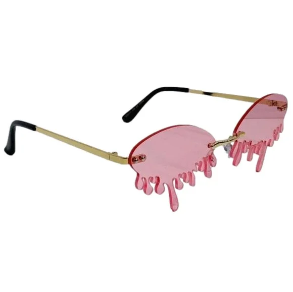 6071 | Drip Rimless Novelty Sunglasses
