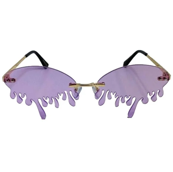 6071 | Drip Rimless Novelty Sunglasses
