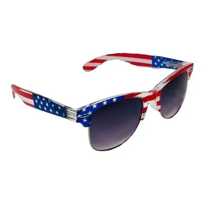 6026 | American Flag Browline Sunglasses