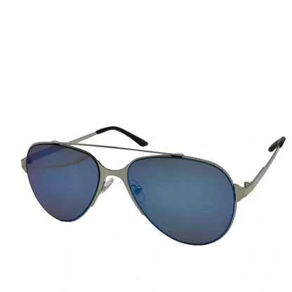 9336 (C) | Mirrored Lens Aviator Sunglasses (CLEARANCE)