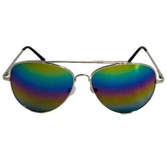 6068 | Rainbow Lens Aviator Sunglasses
