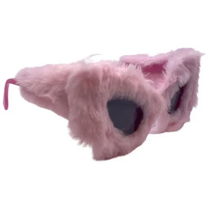 (C) 6173 | Fuzzy Cateye Novelty Sunglasses