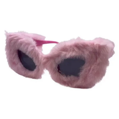 (C) 6173 | Fuzzy Cateye Novelty Sunglasses