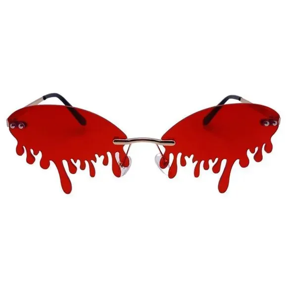 6071 | Drip Rimless Novelty Sunglasses