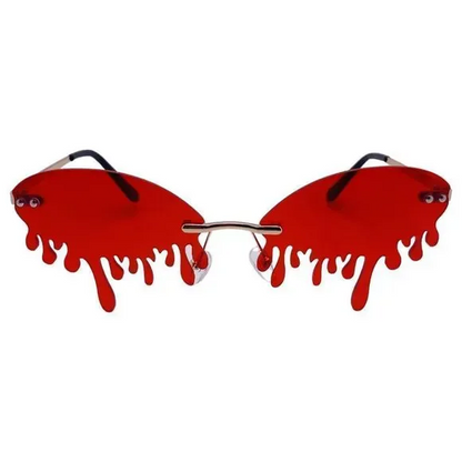6071 | Drip Rimless Novelty Sunglasses