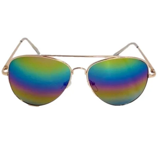 6068 | Rainbow Lens Aviator Sunglasses
