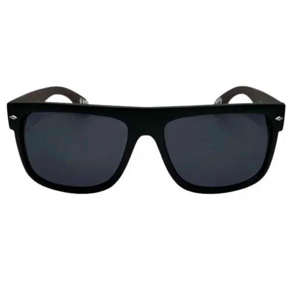 Blue Rimless Retro Sunglasses