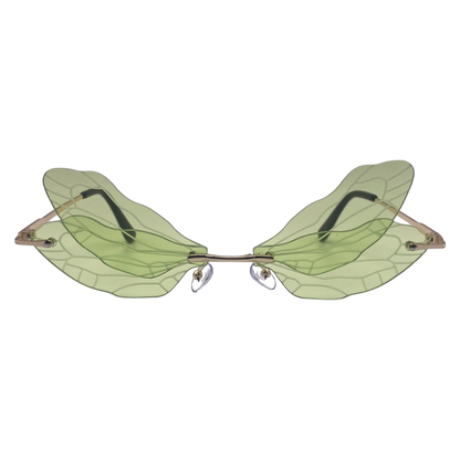 Green Dragonfly Novelty Sunglasses